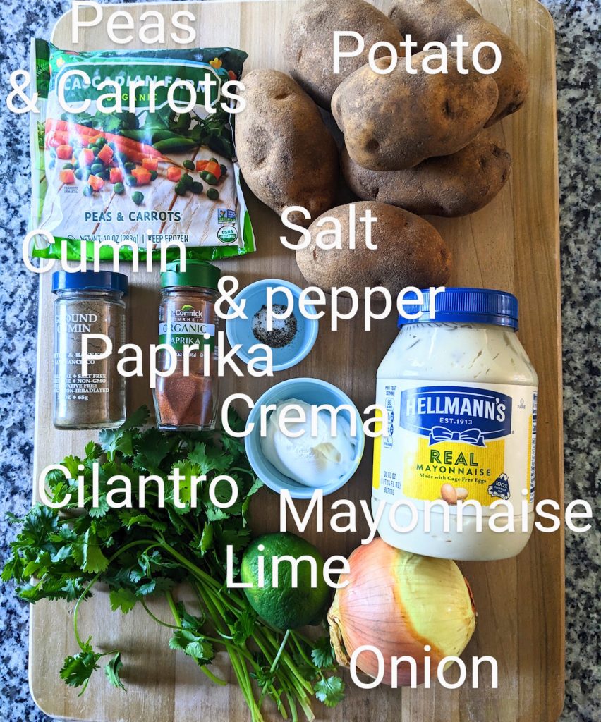 Russian Salad Ingredients 852x1024