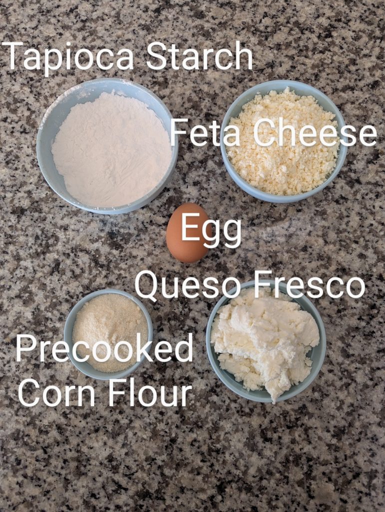 Pandebono Ingredients 1