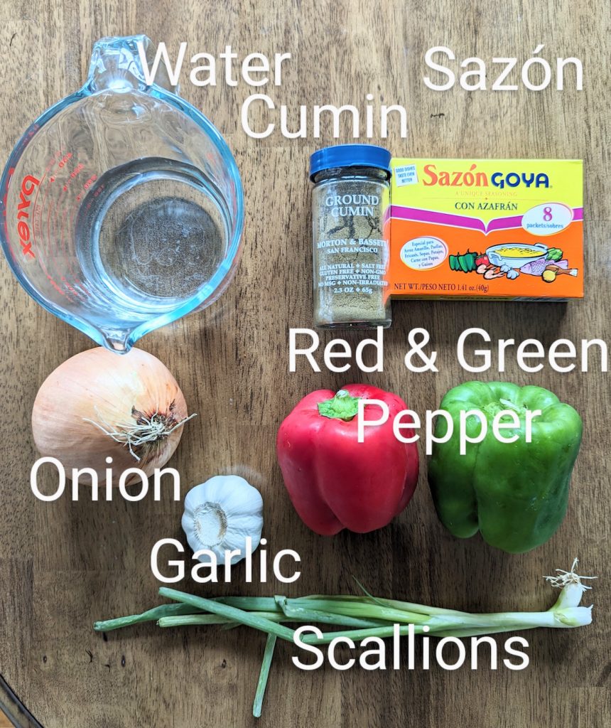 Aliños Sauce Ingredients