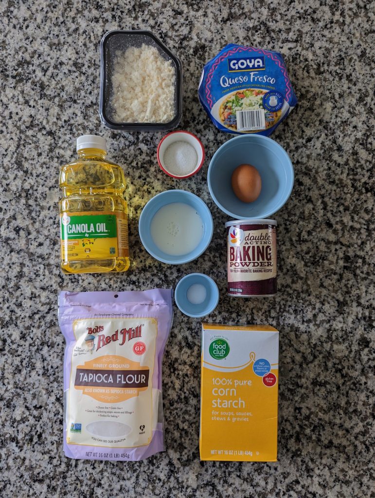 Buñuelos Ingredients