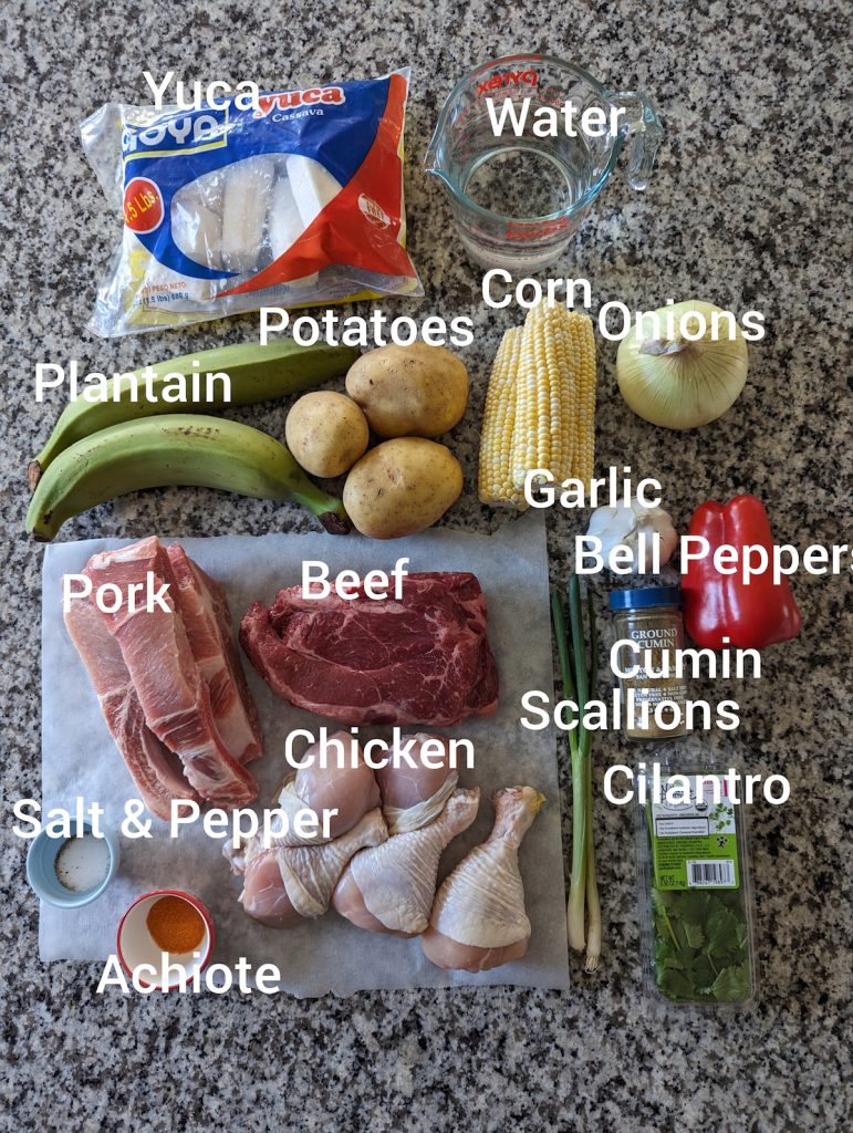 Sancocho Trifasico Ingredients