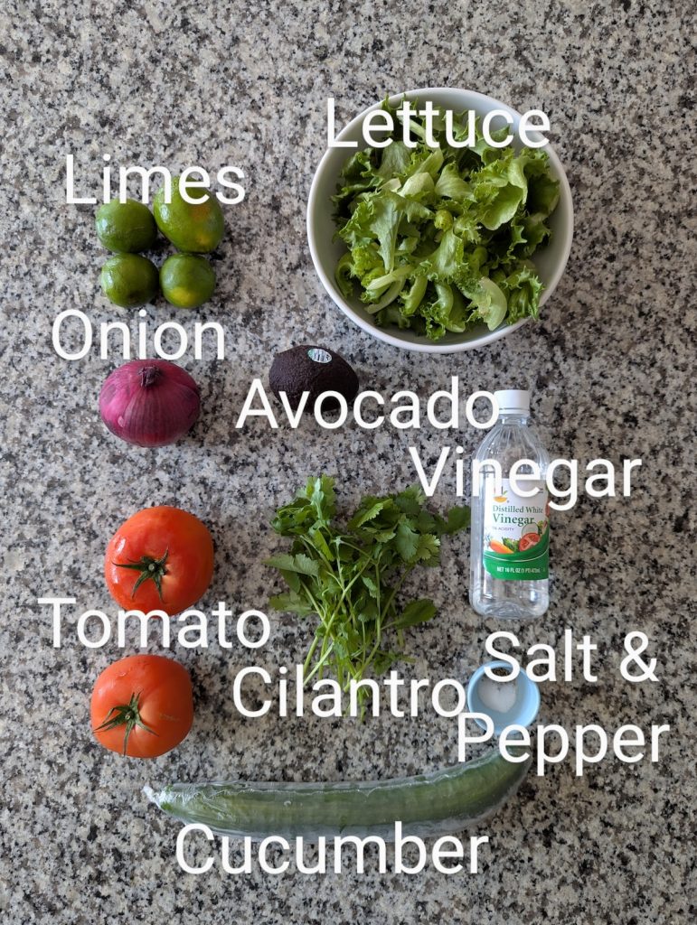 Simple Salad Ingredients 