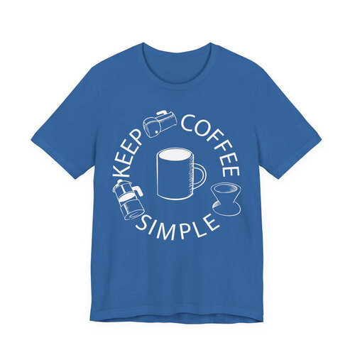keep coffee simple shirt