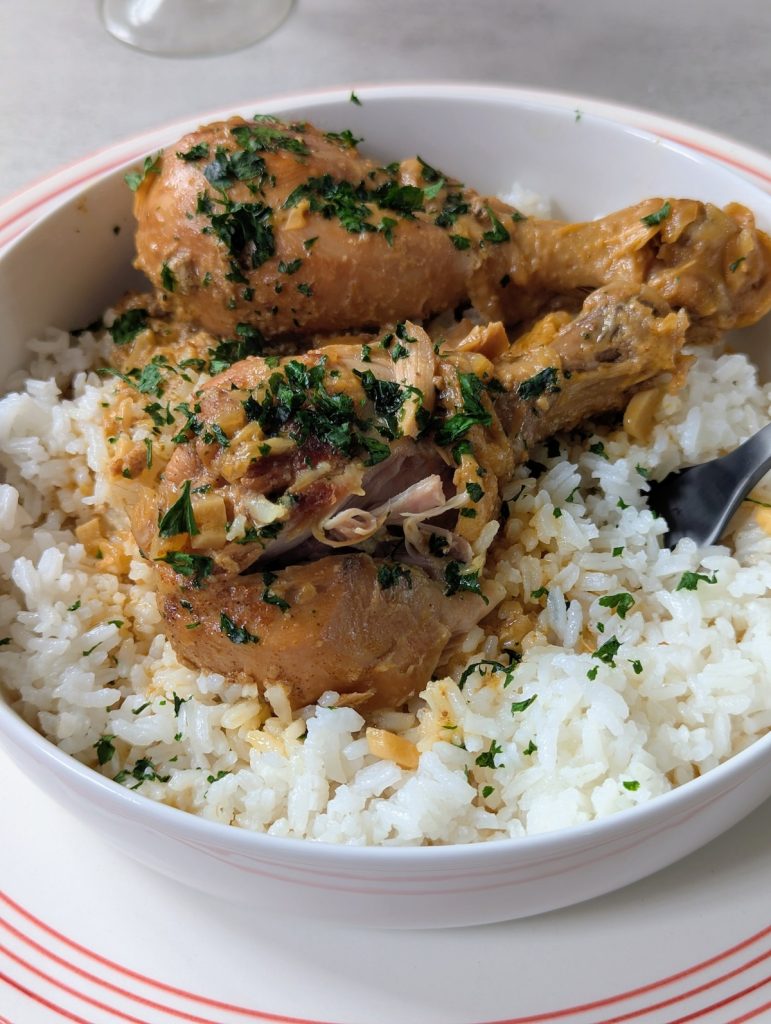Chicken Legs With Mustard Sauce
