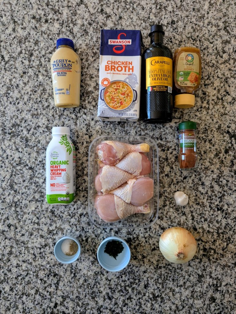 Chicken With Mustard Sauce