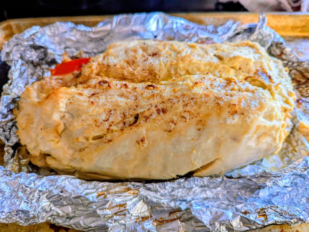 Chicken Roll Stuffed With Vegetables
