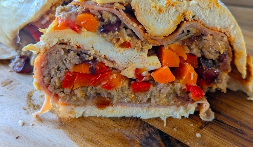 Stuffed Chicken With Pork